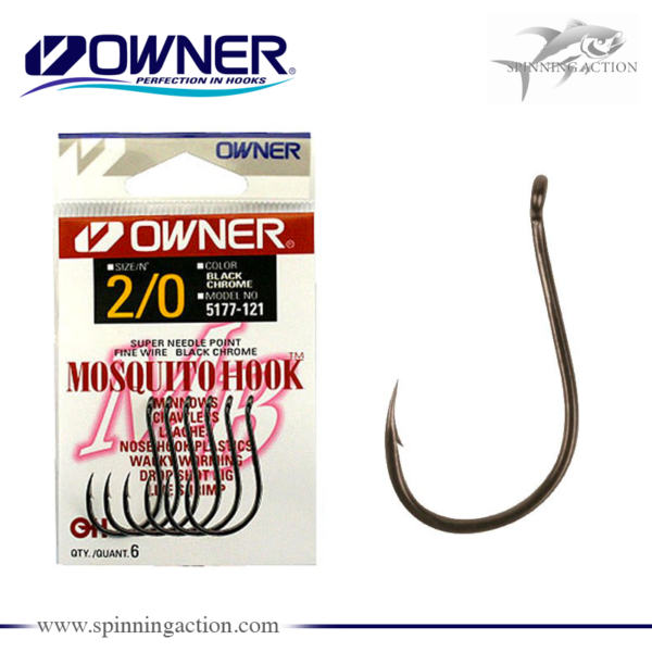 OWNER Super Needle Point Drop Shot Hook Mosquito 5177 